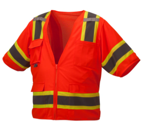 Pyramex RVZ3420 Type R Class 3 Safety Vest Orange