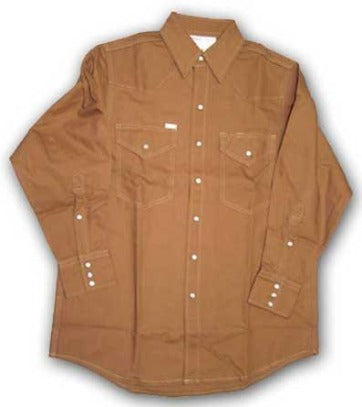 Rasco FR, 10 oz. 100% Cotton FR Heavy Weight Shirt,DDF1008 - Brown Duck