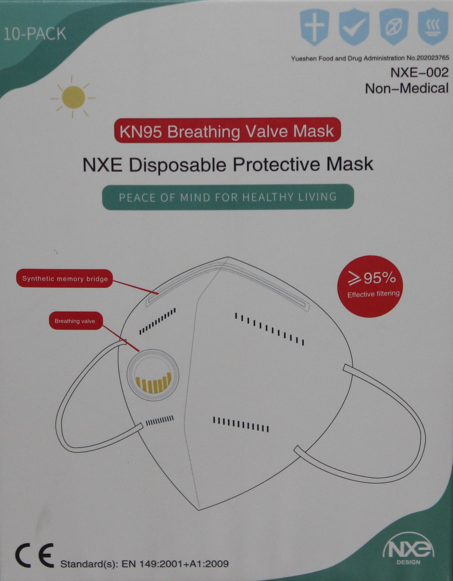 KN95 Breathing Valve Mask