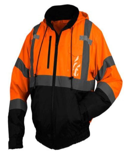 Pyramex RJ3120 Hi Vis Bomber Series Jacket Orange