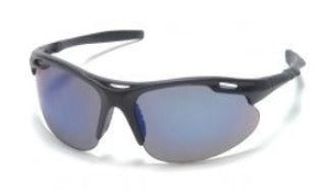 Safety Glasses-Pyramex Avante SB4575D - Black Frame - Blue Mirror Lens