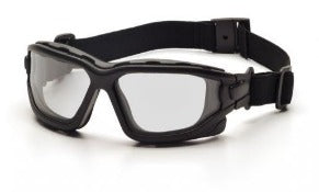 Goggles-Pyramex I-Force SB7010SDT - Black Frame - Clear H2X Anti-Fog Lens