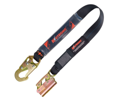 Rope Grab Connected With Shock Absorber