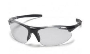 Safety Glasses-Pyramex Avante SSB4510D - Silver/Black Frame - Clear Lens