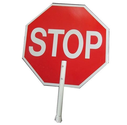 Stop/Slow Plastic Traffic Paddles