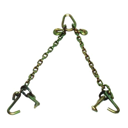 Chain Assy, V-Chains: Grade 70 with T-Hooks/S-Hooks, 3' Legs