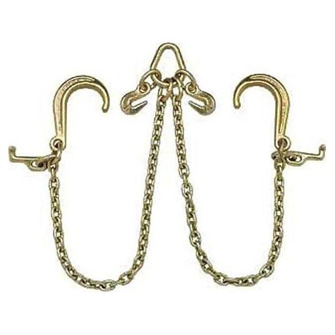 Chain Assy, V-Chains: Grade 70 with Sport Hooks, T-Hooks, 2' Legs