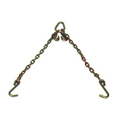 Chain Assy, V-Chains: Grade 70 with S-Hooks, 2' Legs