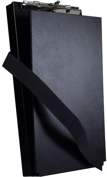 Recycled Aluminum Citation Holder II-Black