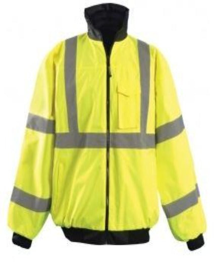 OccuNomix MCJKT Type R Class 3 Bomber Jacket - Yellow Lime