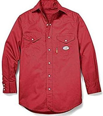 Rasco FR 7.5 oz. FR Light Weight Work Shirts RR756- Red