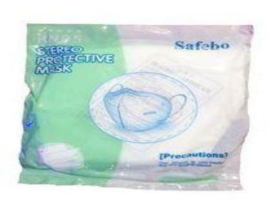 Respirators Safebo 5 Layer KN95 Stereo Protective Mask 5ct