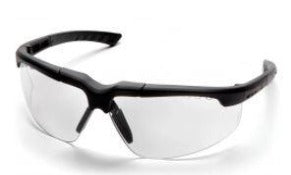 Safety Glasses-Pyramex Reatta SCH4810D - Charcoal Frame - Clear Lens