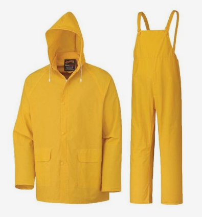 West Chester 4035 Rain Suit 3 Piece - Yellow