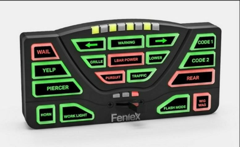 Feniex Emergency LED Light, Sirens