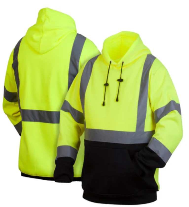 Pyramex RSSH32 Hi Vis "Zip Up" Sweatshirt