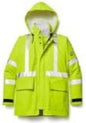 Rasco Hi Vis Reflective Fire Retardant Rain Coat W Hood,  FR RJY1000