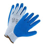 Gloves West Chester 700SLC 10 Gauge Knit Shell, Blue Crinkle Latex Palm Gloves