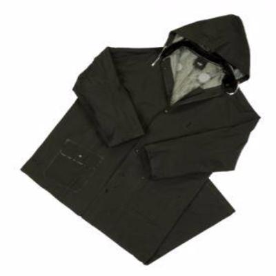 West Chester 4160 Fire Retardant 60" Rider Rain Coat-Black