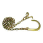 Chain Assy, 5/16" Grade 70 with 8" J Hook one end, T & Grab Hooks other end