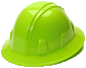 Hard Hat Full Brim Styles in 4pt and 6pt