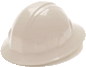 Hard Hat Full Brim Styles in 4pt and 6pt