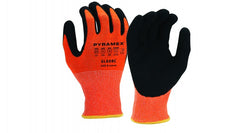 Sandy Nitrile HPPE HiVis Org A6 Cut Gloves