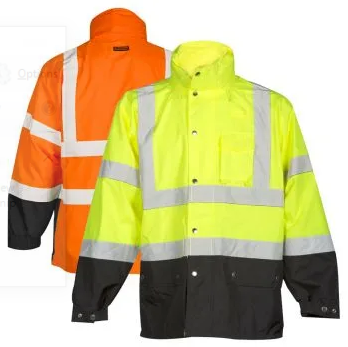 ML Kishigo Storm Cover Rain Wear Jacket- RWJ102 Lime Yellow and RWJ103Orange