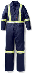 Rasco FR Navy Reflective Coverall with 2" Reflective Tape, FR3205NV