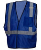 Pyramex RV12XX Non-ANSI Mesh Safety Vest -Red, Pink, Green, Blue