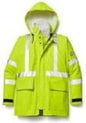 Rasco Hi Vis FR Reflective  Raincoat W Hood,  FR RJY1000