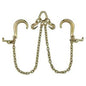 Chain Assy, V-Chains: Grade 70 with Sport Hooks, T-Hooks, 2' Legs