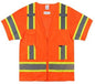 West Chester 47307 Class 3 Hi Vis Surveyor Safety Vest Orange