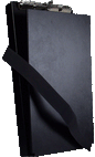 Recycled Aluminum Citation Holder II-Black