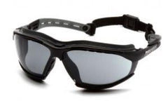 Goggles -Pyramex Isotope GB9420STM - Black Frame w/ Rubber Gasket - Gray H2MAX Anti-Fog Lens