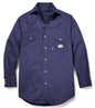 Rasco FR  7.5 oz. FR Light Weight Work Shirts  NR755- Navy Blue