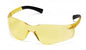 Safety Glasses-Pyramex Ztek S2530S - Rubber Temple Tips - Amber Lens