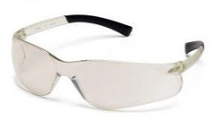 Safety Glasses-Pyramex Ztek S2580S- Rubber Temple Tips - Indoor/Outdoor Mirror Lens