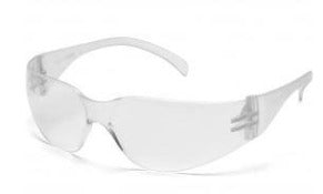 Safety Glasses-Pyramex Intruder S4110ST- Clear Temples - Clear Anti-Fog Lens