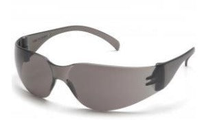 Safety Glasses-Pyramex Intruder S4120S - Gray Temples - Gray Lens